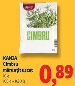 Lidl Kania cimbru mărunțit uscat Ofertă