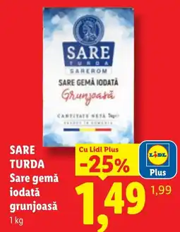 Lidl Sare turda sare gemă iodată grunjoasă Ofertă