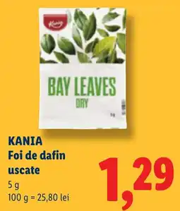 Lidl Kania foi de dafin uscate Ofertă