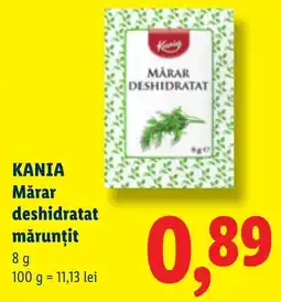 Lidl Kania mărar deshidratat mărunțit Ofertă