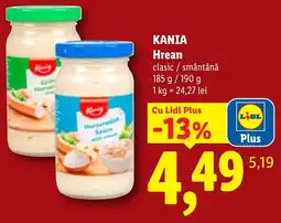 Lidl Kania hrean Ofertă