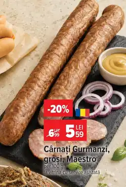 Carrefour Cârnați Gurmanzi groși, Maestro Ofertă