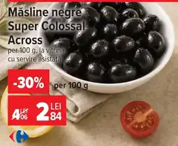 Carrefour Across măsline negre Ofertă