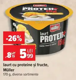 Carrefour laurt cu proteine si fructe Ofertă