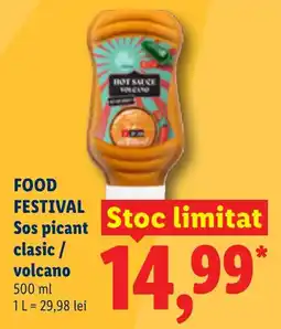 Lidl Hot Sauce Volcano Ofertă