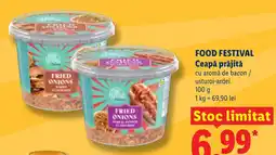 Lidl Food Festival ceapă prăjită cu aromă de bacon / usturoi-ardei Ofertă