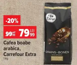 Carrefour Carrefour Extra cafea boabe arabica Ofertă