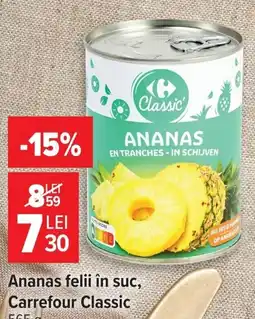 Carrefour Carrefour Classic ananas Ofertă