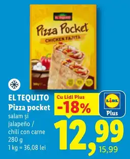 Lidl El tequito pizza pocket Ofertă