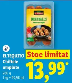 Lidl Eltequito chiftele umplute Ofertă