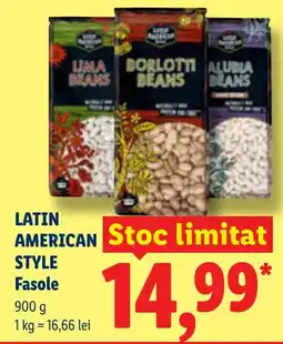 Lidl Latin american style fasole Ofertă