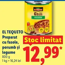 Lidl El tequito chili Ofertă