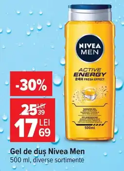 Carrefour Nivea men gel de duș Ofertă