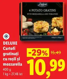 Lidl Deluxe cartofi gratinați cu roșii și mozzarella Ofertă