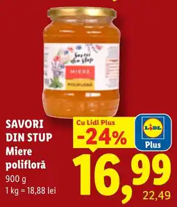 Lidl Savori din stup miere polifloră Ofertă