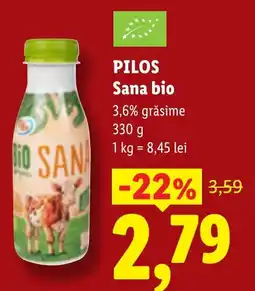 Lidl Pilos sana bio Ofertă