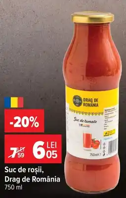 Carrefour Drag de România suc de tomate Ofertă