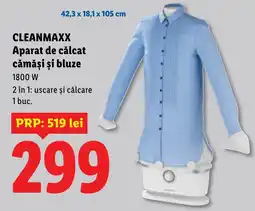 Lidl Cleanmaxx aparat de călcat cămăși și bluze Ofertă