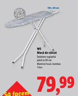 Lidl W5 Masă de călcat Ofertă