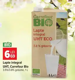 Carrefour Carrefour Bio Lapte integral Ofertă