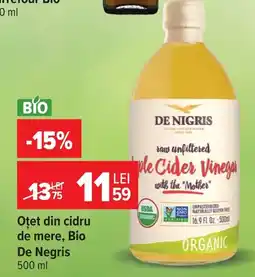 Carrefour De Negris oțet din cidru de mere Ofertă
