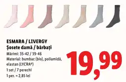 Lidl Esmara / Livergy șosete damă / bărbați Ofertă