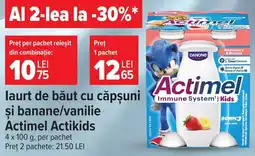 Carrefour Actimel Actikids Ofertă