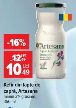 Carrefour Artesana kefir din lapte de capra Ofertă