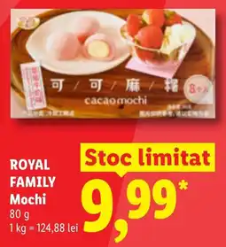 Lidl Royal family mochi Ofertă