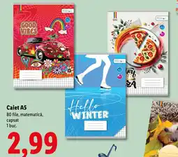 Lidl Caiet A5 Ofertă