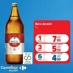 Carrefour Market Bere Amstel Ofertă