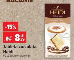 Carrefour Heidi tabletă ciocolată Ofertă