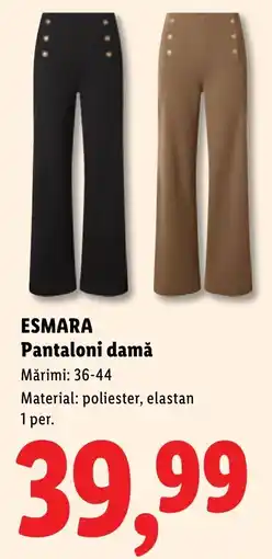 Lidl Esmara pantaloni damă Ofertă