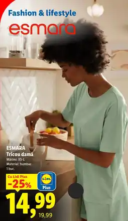 Lidl esmara tricou damă Ofertă