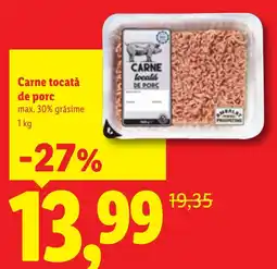Lidl Rambalat carne tocată de porc Ofertă