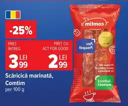 Carrefour Market Comtim Scărică marinată Ofertă