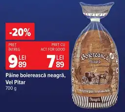 Carrefour Market Vel Pitar Pâine boierească neagră Ofertă