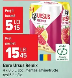Carrefour Bere Ursus Remix Ofertă