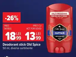 Carrefour Old Spice deodorant stick Ofertă
