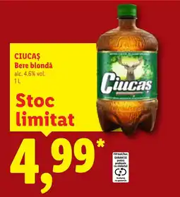 Lidl Ciucas Bere blondă Ofertă