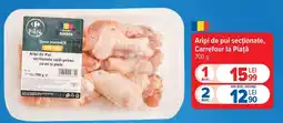Carrefour Carrefour la Piață aripi de pui secționate Ofertă