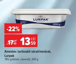 Carrefour Market Lurpak amestec tartinabil sărat/nesărat Ofertă
