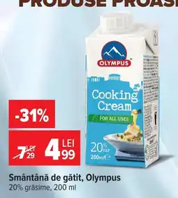 Carrefour Market Smântână de gătit, Olympus Ofertă