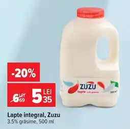 Carrefour Market Zuzu lapte integral Ofertă