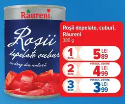 Carrefour Răureni roșii depelate cuburi Ofertă