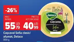 Carrefour Delaco cașcaval sofia Ofertă