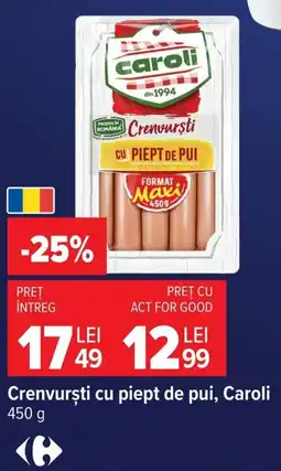 Carrefour Crenvurști Ofertă