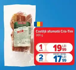 Carrefour Costiță afumată Cris-Tim Ofertă