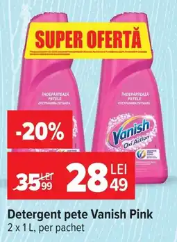 Carrefour Detergent pete Vanish Pink Ofertă