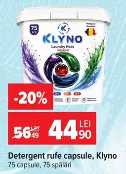 Carrefour Klyno detergent rufe capsule Ofertă